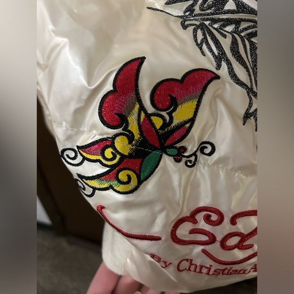 Rare Ed Hardy Puffer Tiger Jacket - Picture 13 of 16